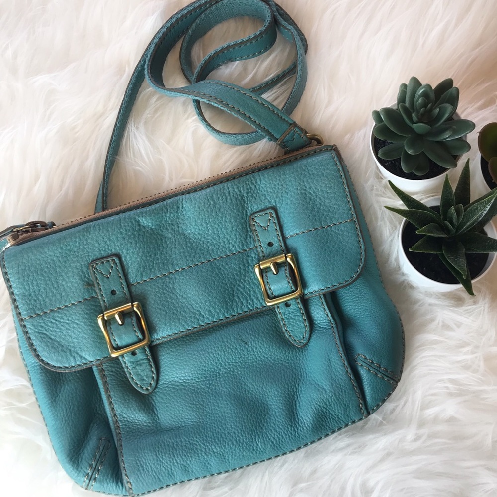 Fossil Leather Cross Body Purse
